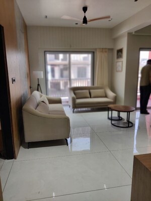 Living Room in 3 BHK Apartment at Aarna 84, Bhayli – for Sale