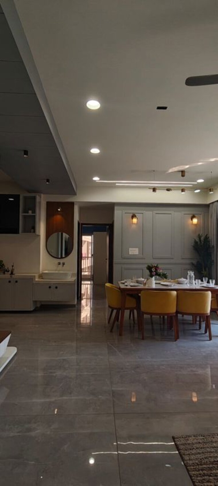Living Room, bhayli 3 Bedroom 1408 Sq.Ft. Apartment In Bhayli Vadodara 10436578