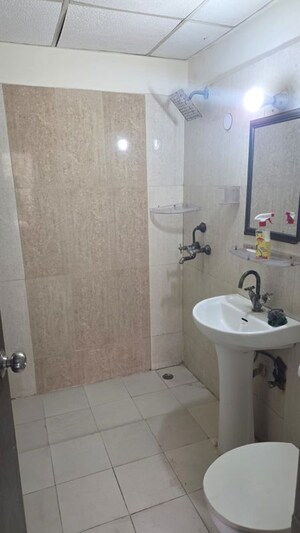 Bathroom in 2.5 BHK Apartment at Antriksh Golf View - II, Sector 78 – for Rent