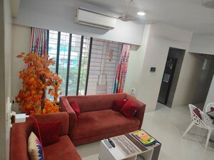 Living Room in 3 BHK Apartment at Sunteck Gilbird, Andheri West – for Rent