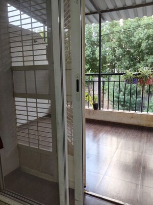 Balcony in 2 BHK Apartment at Bhandari Greenfield Phase II, Hadapsar – for Rent