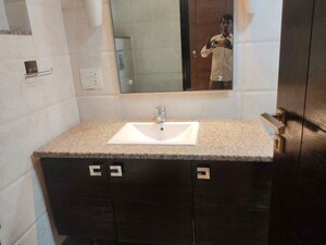 Bathroom in 3 BHK Builder Floor at Greater Kailash I – for Rent