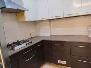 Kitchen in 3 BHK Builder Floor at Greater Kailash I – for Rent