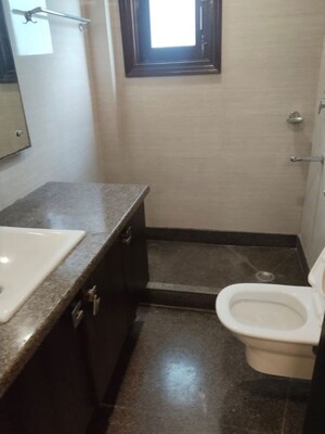 Bathroom in 3 BHK Builder Floor at Greater Kailash I – for Rent