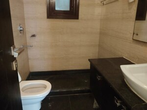 Bathroom in 3 BHK Builder Floor at Greater Kailash I – for Rent