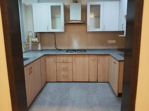 Kitchen in 3 BHK Builder Floor at Greater Kailash I – for Rent