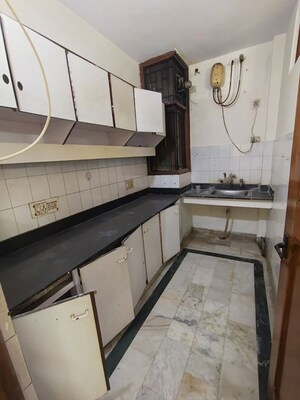 Kitchen in 3 BHK Builder Floor at Malviya Nagar – for Rent