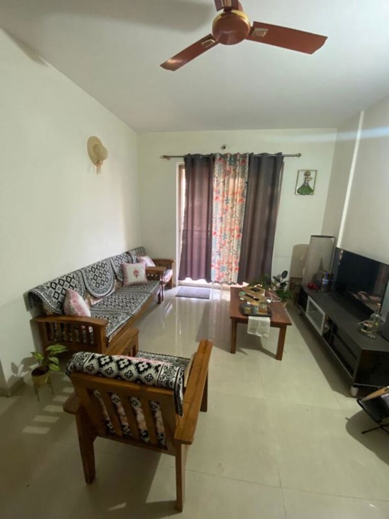 Living Room, gulmohar-privilege 2 Bedroom 1100 Sq.Ft. Apartment In Kharadi Pune 10436862