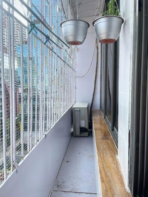 Balcony in 1 BHK Apartment at New Mac Tower, Lower Parel – for Rent