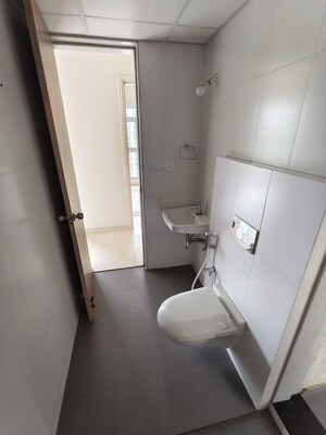 Bathroom in 3 BHK Apartment at Godrej Emerald, Ghodbunder Road – for Rent
