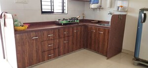 Kitchen in 2 BHK Apartment at Prahlad Nagar – for Rent