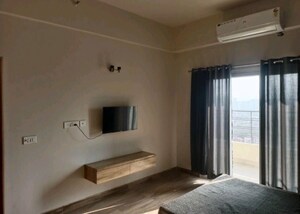 Building Lobby in 1 BHK Apartment at Paramount Golf Foreste Apartments, Zeta I Greater Noida – for Rent