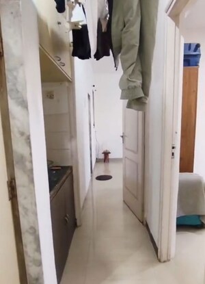 Bathroom in 2 BHK Apartment at Cosmos Heritage, Manpada – for Rent
