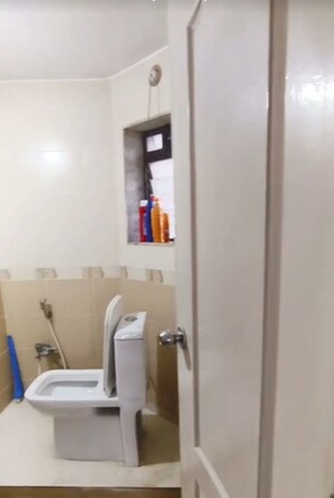 Bathroom in 2 BHK Apartment at Cosmos Heritage, Manpada – for Rent