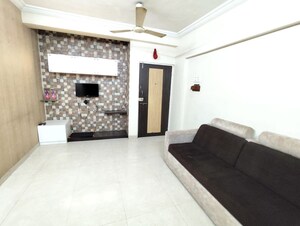 Living Room in 1 BHK Apartment at Sai Baba Vihar Complex, Ghodbunder Road – for Rent