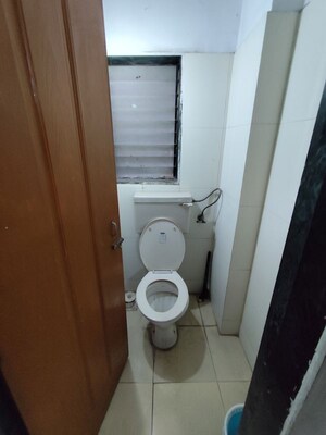 Bathroom in 1 BHK Apartment at Sai Baba Vihar Complex, Ghodbunder Road – for Rent