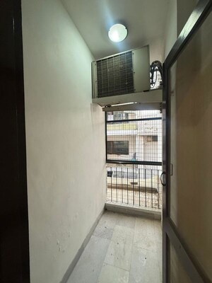 Balcony in 2 BHK Builder Floor at Greater Kailash I – for Rent