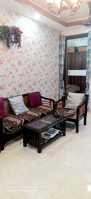 Living Room in 2 BHK Builder Floor at AJS Heights, Indrapuram – for Rent