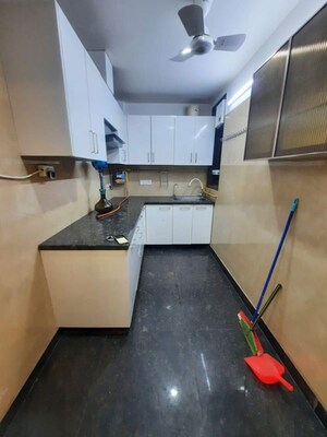 Kitchen in 2 BHK Builder Floor at Malviya Nagar – for Rent