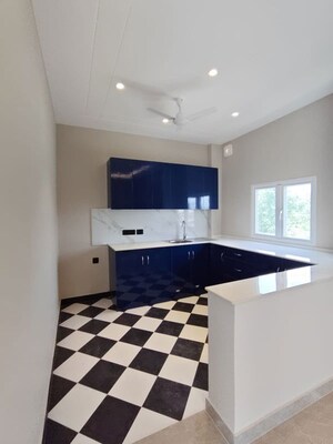 Kitchen in 1 BHK Builder Floor at Greater Kailash I – for Rent