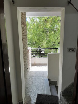 Balcony in 2 BHK Builder Floor at Malviya Nagar – for Rent