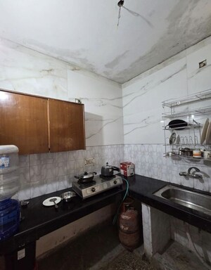 Kitchen in 2 BHK Builder Floor at Malviya Nagar – for Rent