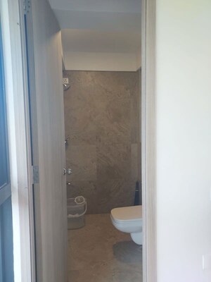 Bathroom in 2 BHK Apartment at Prescon Midtown Bay, Mahim West – for Rent