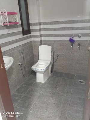 Bathroom in 2 BHK Builder Floor at Malviya Nagar – for Rent