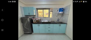 Kitchen in 1 BHK Builder Floor at Koramangala – for Rent