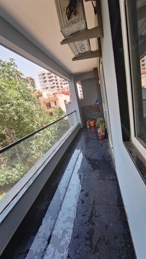 Balcony in 3 BHK Builder Floor at Green Wood City, Sector 45 – for Rent