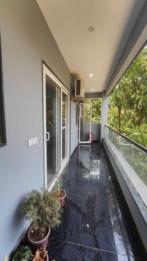 Balcony in 3 BHK Builder Floor at Green Wood City, Sector 45 – for Rent