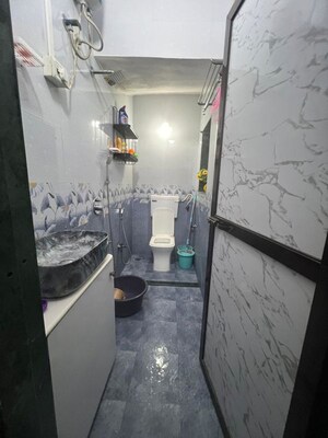 Bathroom in 1 BHK Apartment at Sun Villa Malad West, Malad West – for Rent