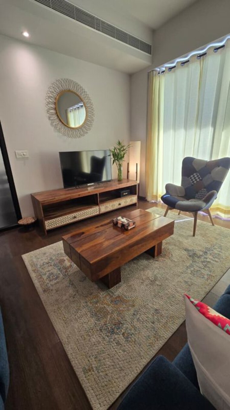 Living Room, krisumi-waterfall-residences 3 Bedroom 2063 Sq.Ft. Apartment In Sector 36a Gurgaon 10437445