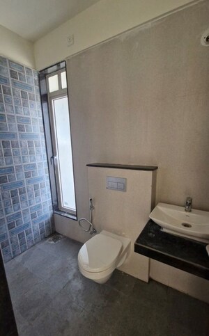 Bathroom in 3 BHK Apartment at Sheth Zuri, Laxmi Nagar – for Rent