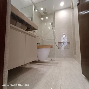 Bathroom in 2 BHK Apartment at Hiranandani Castle Rock, Powai – for Rent