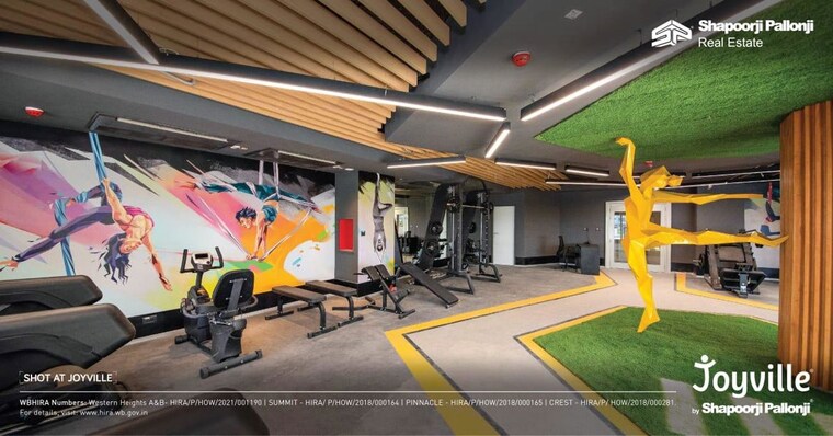 Gym, spre-joyville-western-heights 2 Bedroom 679 Sq.Ft. Apartment In Kona Kolkata 10437611