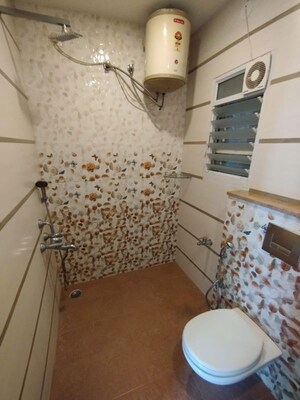 Bathroom in 3 BHK Apartment at Vasanth Nagar – for Rent
