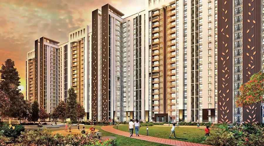 2 BHK + Pooja Room 572 Sq.Ft. Apartment in Lodha Upper Thane Woodlands G H I