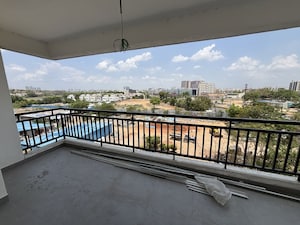 Balcony in 3 BHK Apartment at Praneeth Pranav Solitaire, Bachupally – for Rent