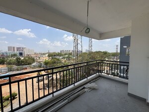 Balcony in 3 BHK Apartment at Praneeth Pranav Solitaire, Bachupally – for Rent