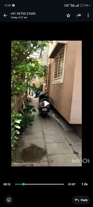Balcony in 2 BHK Apartment at Kothrud – for Rent
