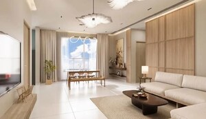 Living Room in 2 BHK Apartment at Puravankara Northern Lights, Bagalur – for Sale