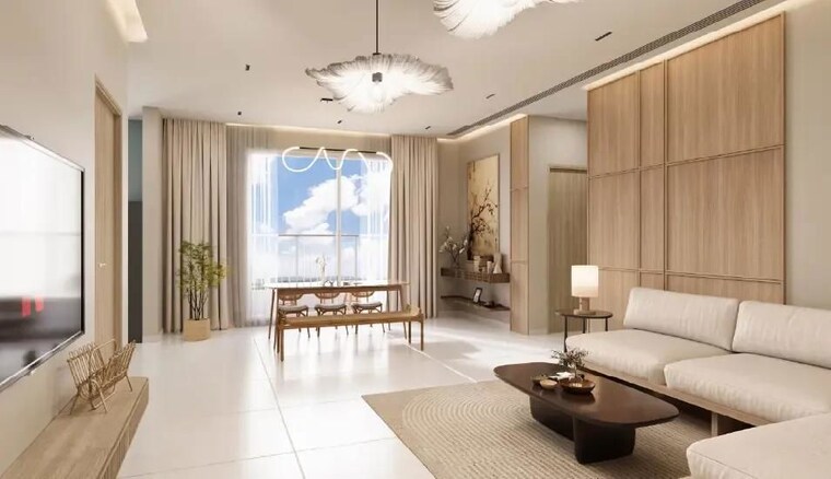 Living Room, puravankara-northern-lights 2 Bedroom 1096 Sq.Ft. Apartment In Bagalur Bangalore 10437855