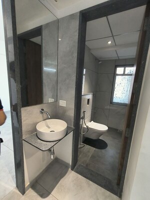 Bathroom in 3 BHK Apartment at Athashree Luxuria, Bhayli – for Sale