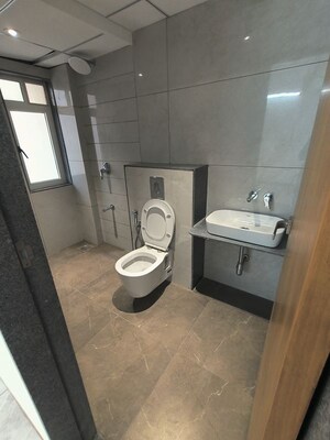 Bathroom in 3 BHK Apartment at Athashree Luxuria, Bhayli – for Sale