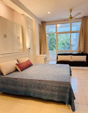 Bedroom in 2 BHK Builder Floor at Lajpat Nagar ii – for Rent