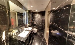 Bathroom in 2 BHK Apartment at Lodha Worli, Worli – for Rent