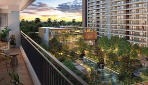 Balcony in 3 BHK Apartment at Godrej Woods, Thanisandra Main Road – for Sale