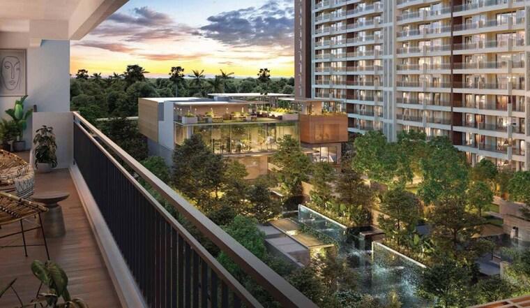 Balcony, godrej-woods 3 Bedroom 2180 Sq.Ft. Apartment In Thanisandra Main Road Bangalore 10438011