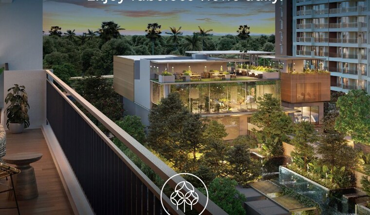 Balcony, godrej-woods 3 Bedroom 2180 Sq.Ft. Apartment In Thanisandra Main Road Bangalore 10438011